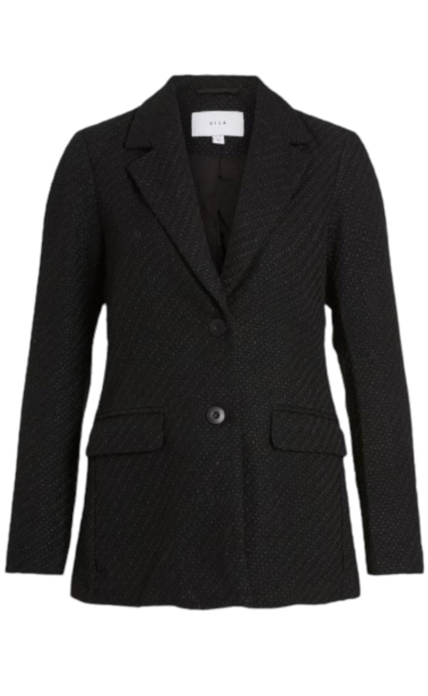 VILA Blazer - Emmi Boucle - Black