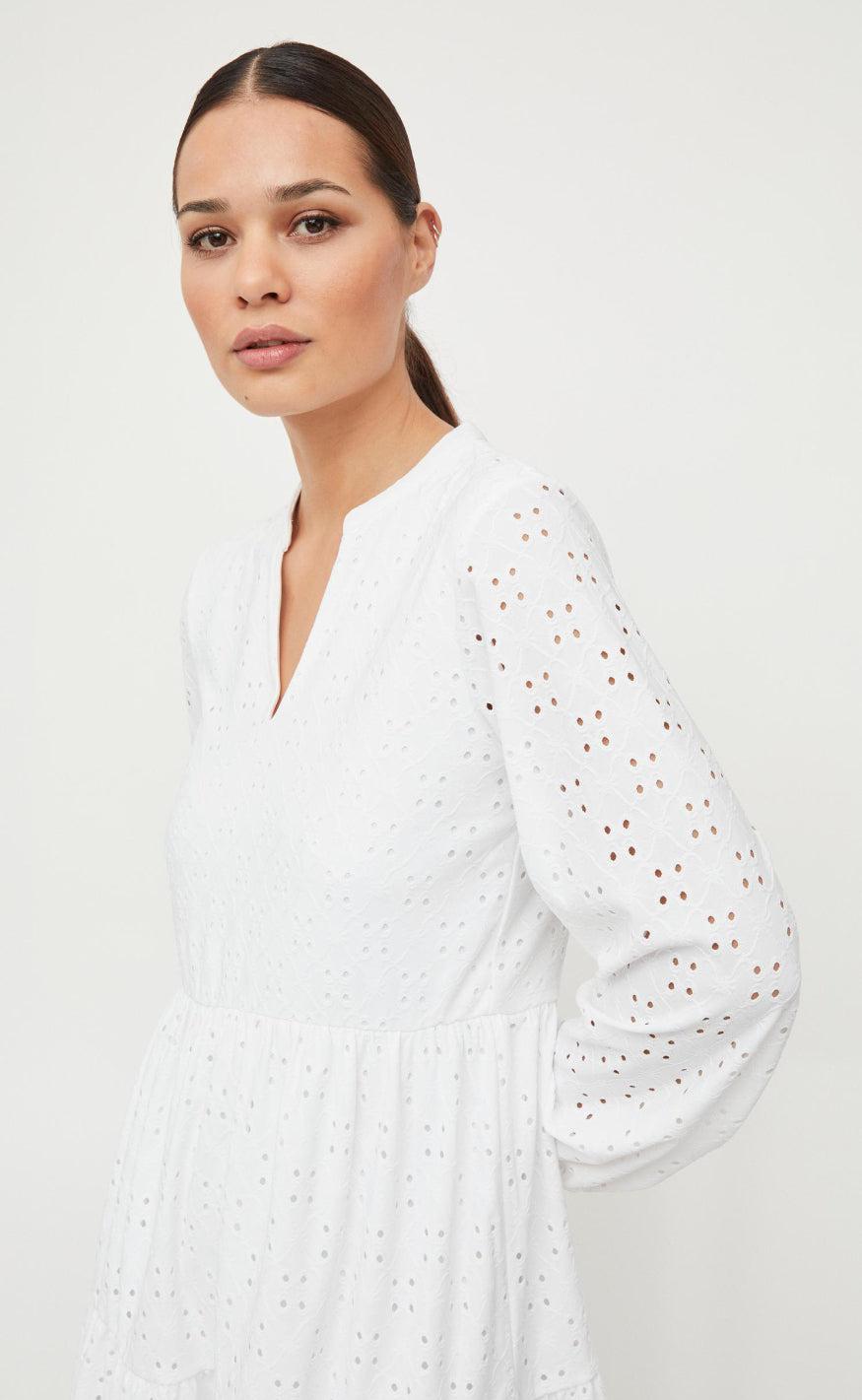 VILA Kjole - Kawa - White