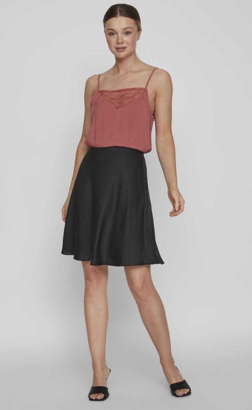 VILA Nederdel - Ellette - Black
