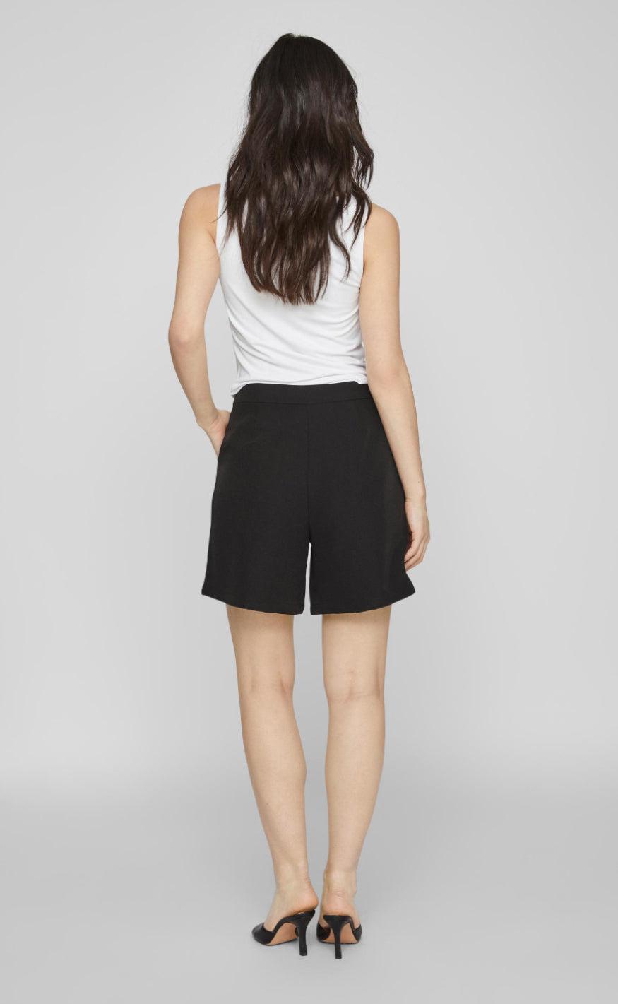 VILA Shorts - Kamma - Black