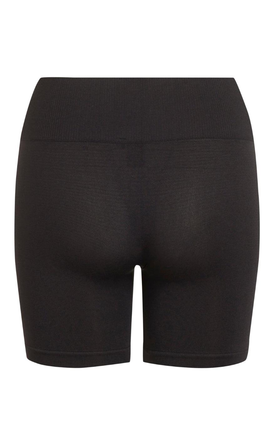 VILA Shorts - Seam Mini - Black