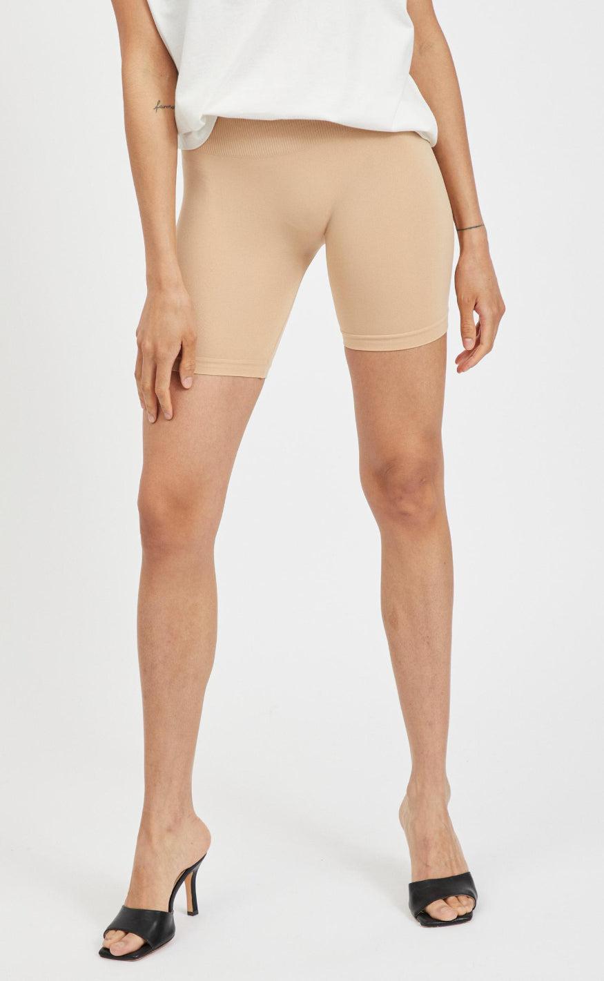 VILA Shorts - Seam Mini - Cuban Sand