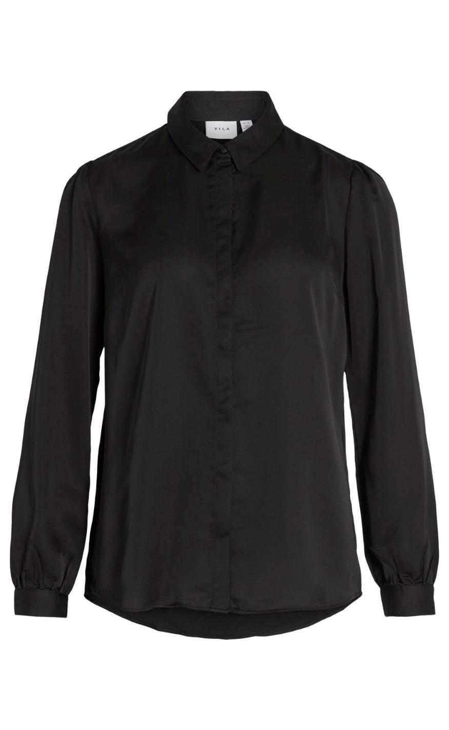 VILA Skjorte - Ellette - Black