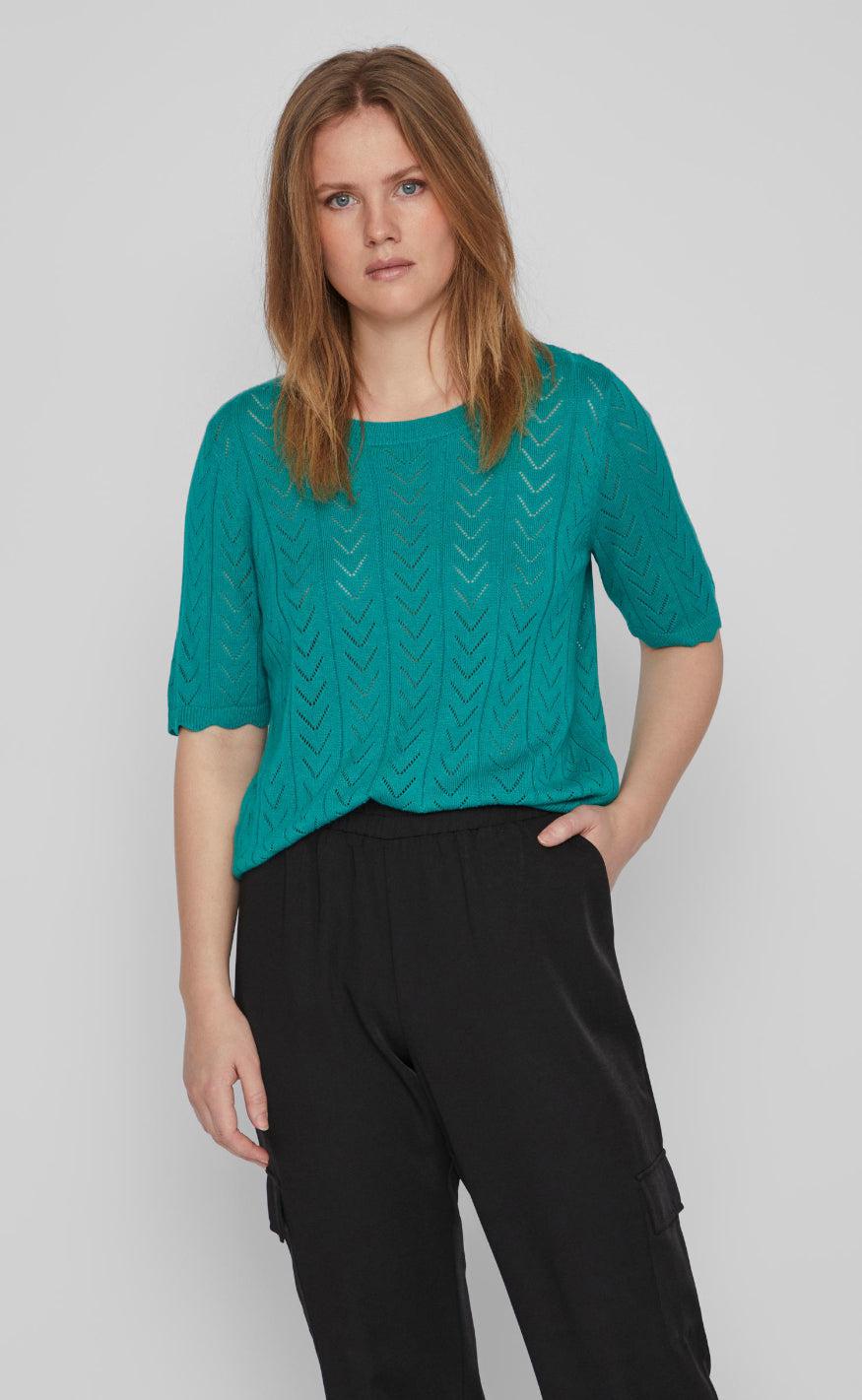 VILA Strik Top - Shelley - Alhambra