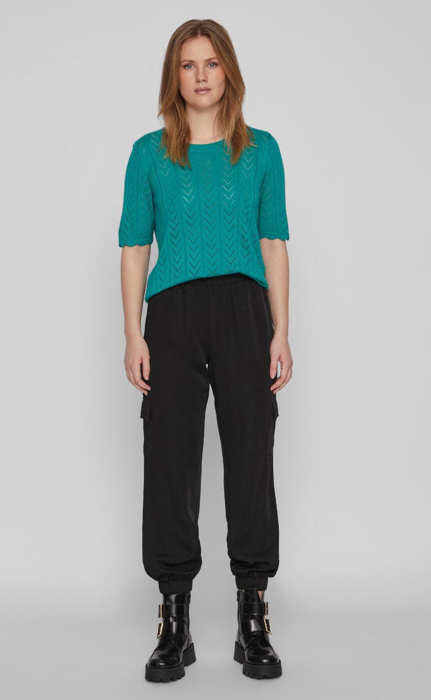 VILA Strik Top - Shelley - Alhambra