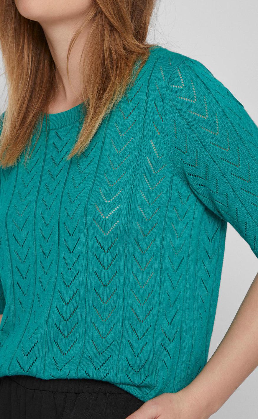 VILA Strik Top - Shelley - Alhambra