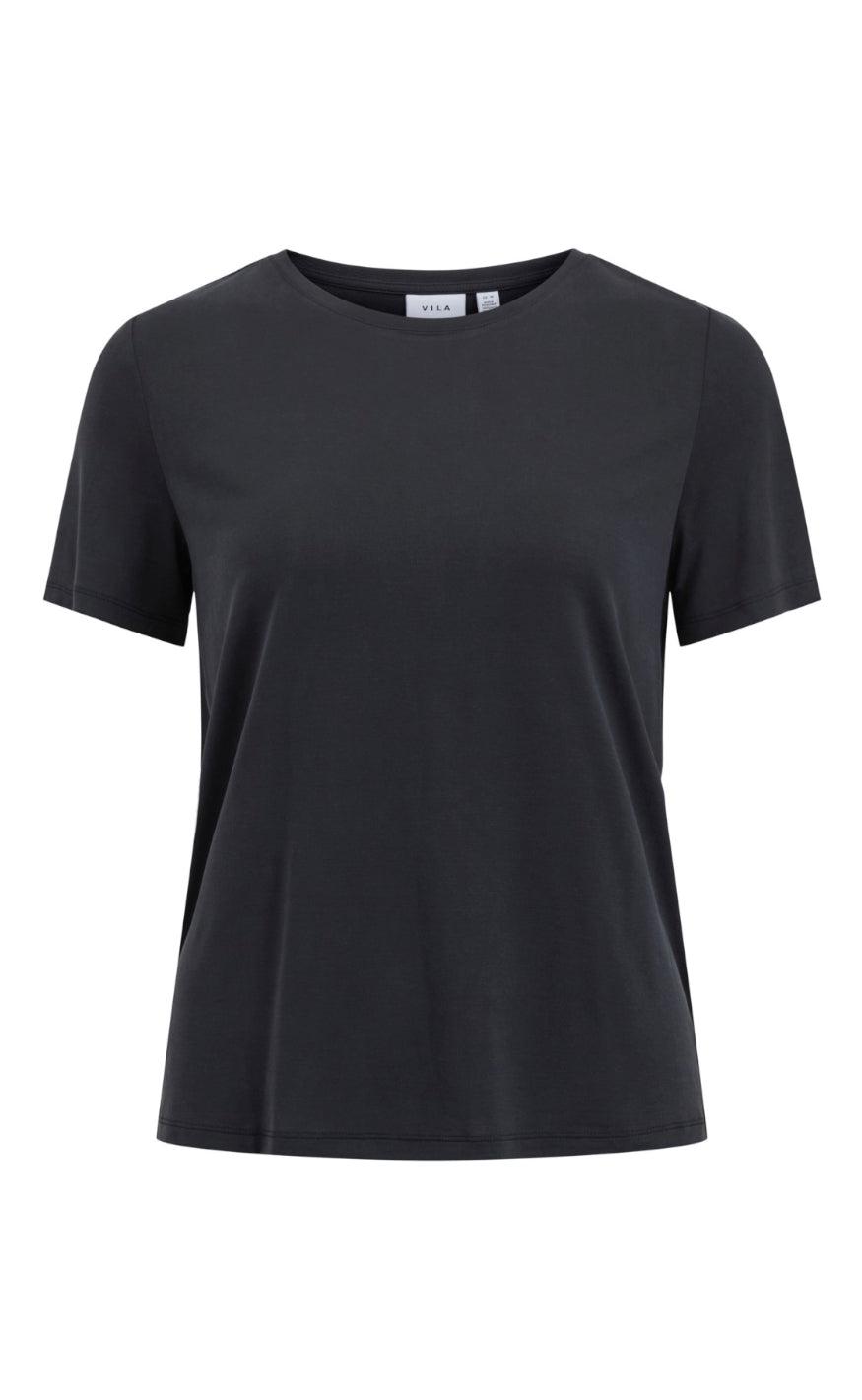 VILA Top - Modala - Black