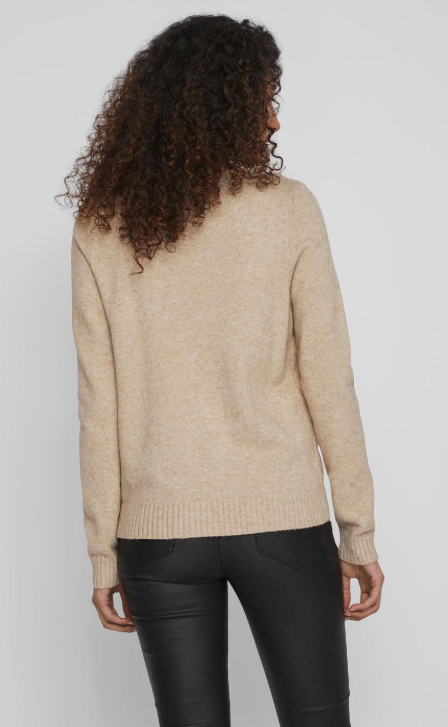 VILA Top - Ril - Natural Melange
