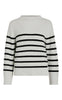 VILA strik - Monti - White Alyssum/Black