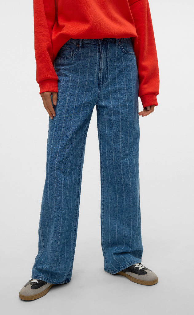 Vero Moda Bukser - Kathy - Medium Blue Denim