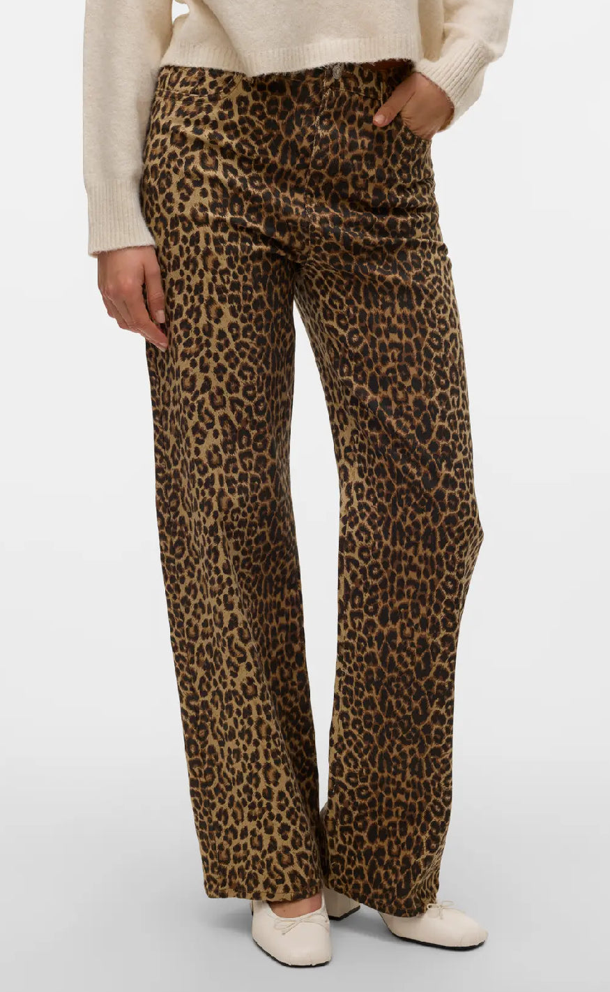 Vero Moda Bukser - Tessa - Silver Mink
