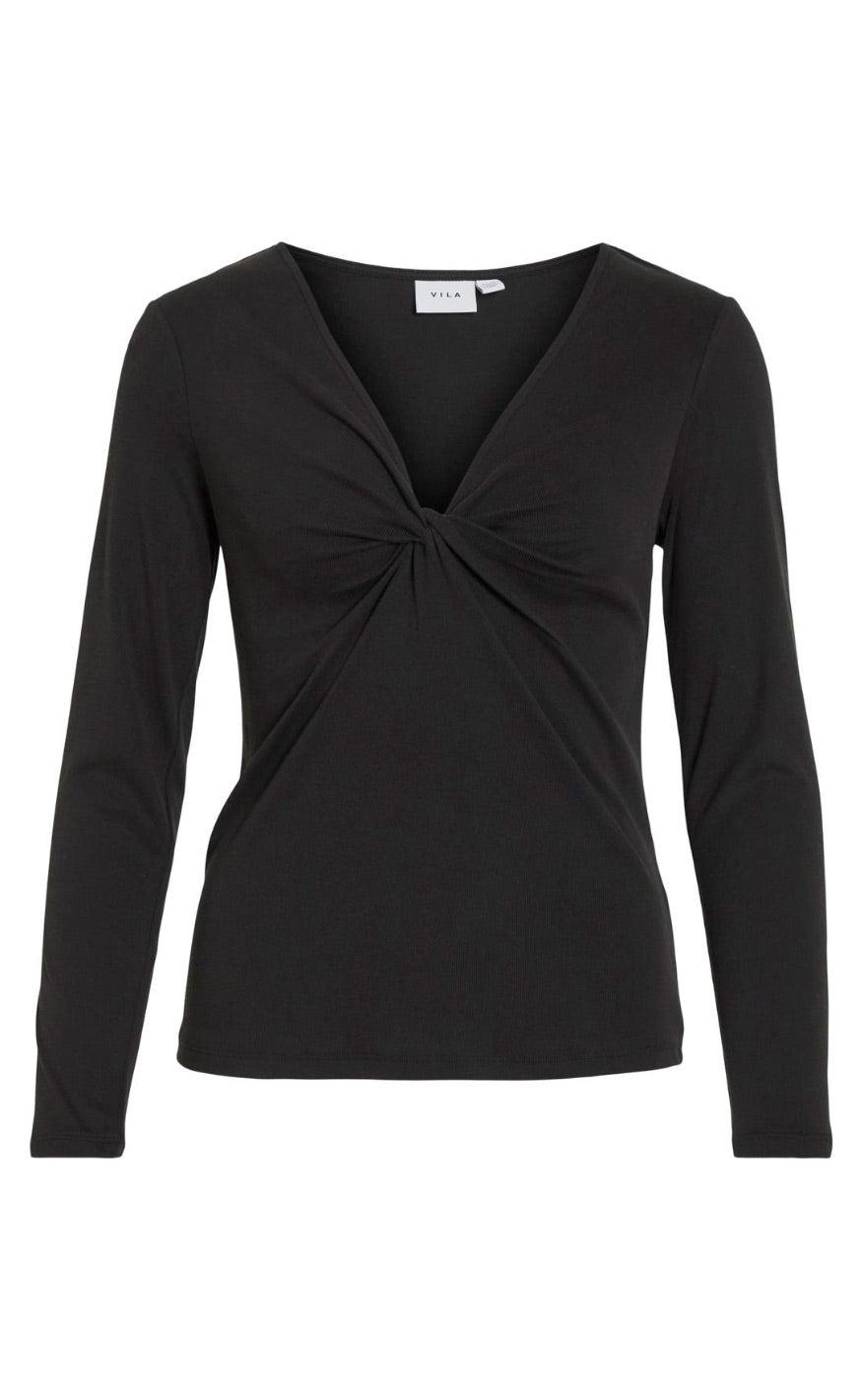 Vila Bluse - Lullu - Black