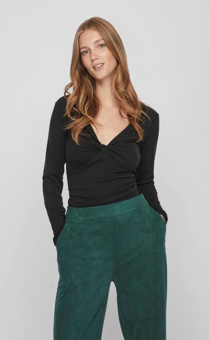 Vila Bluse - Lullu - Black