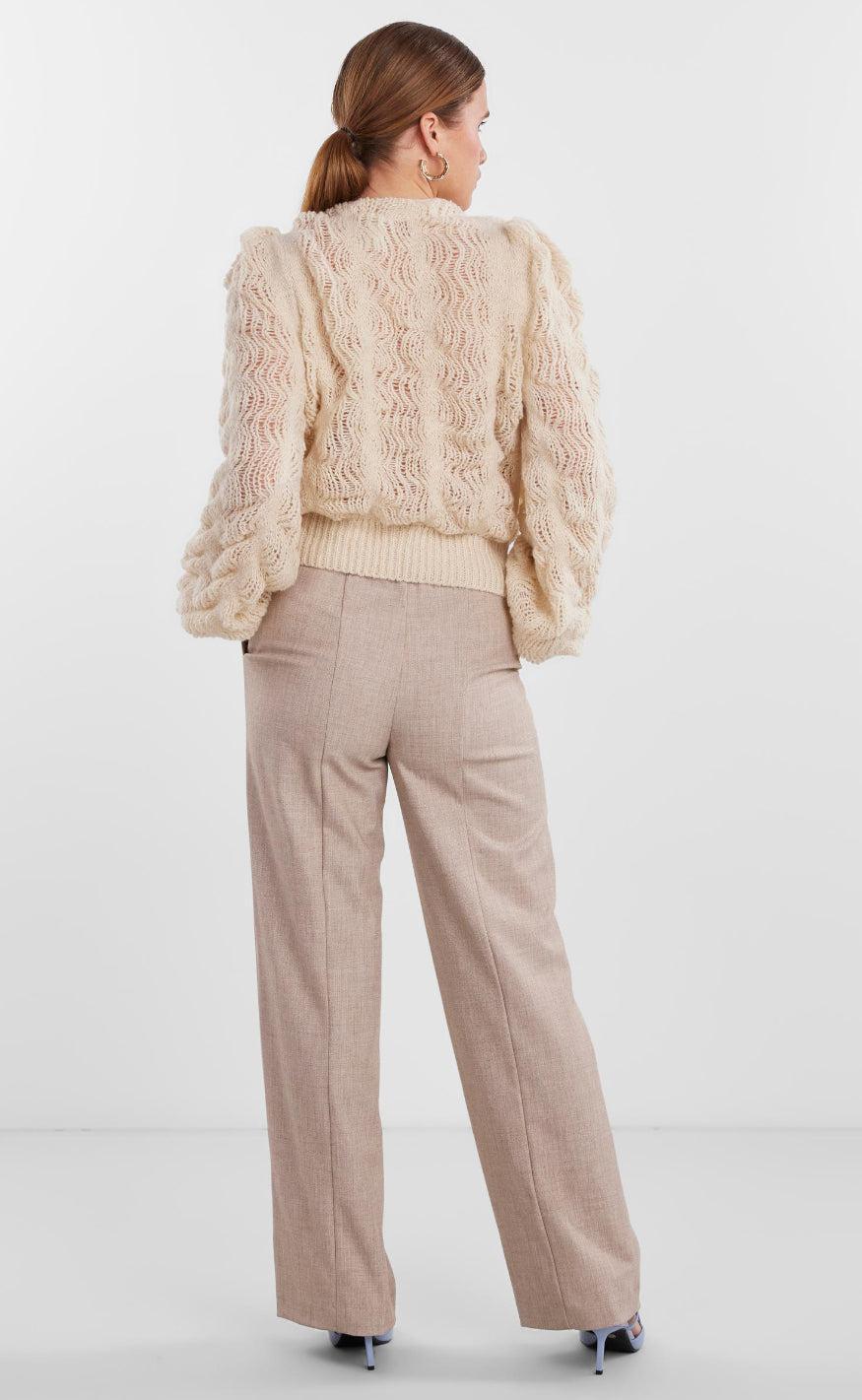 YAS Cardigan - Bubble - Birch/Melange