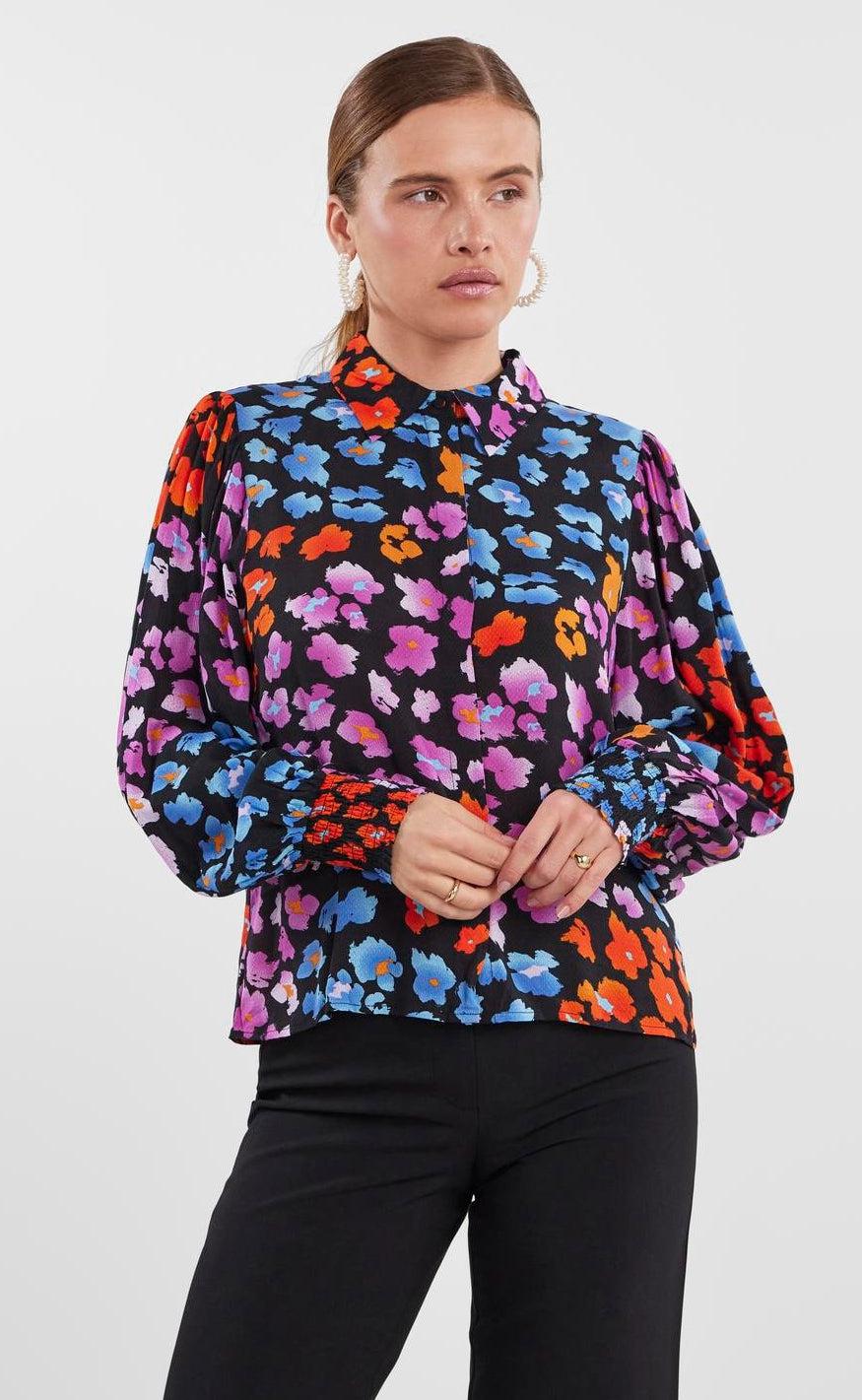 YAS Skjorte - Alira - Black/Liro