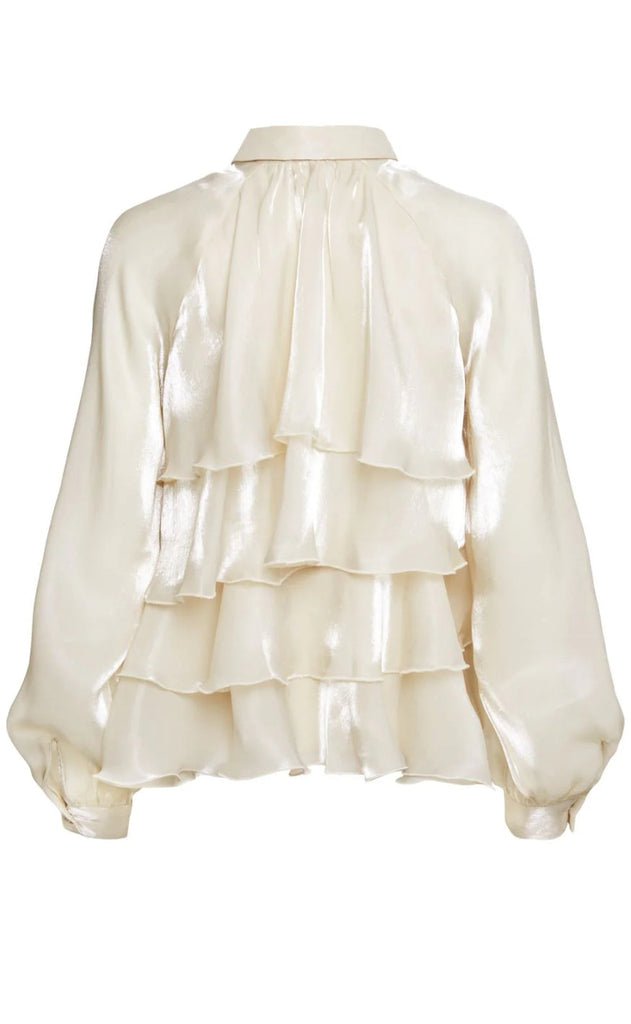 YAS Top - Loise - Pearled Ivory