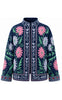 Say INA Copenhagen Jakke - Abella - Dark Blue W. Blueish Embroidery