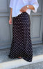 Say INA Copenhagen Nederdel - Diana Dot - Black W. White Dots