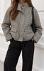 Say INA Copenhagnen Jakke - Kassandra - Black Check