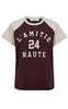 Haute L'Amitié T-Shirt  - Neckline College  - Amarone