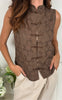 Marta Du Chateau Top - Ravella - Mocca