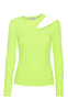 A-View Bluse - Scarla - Lime