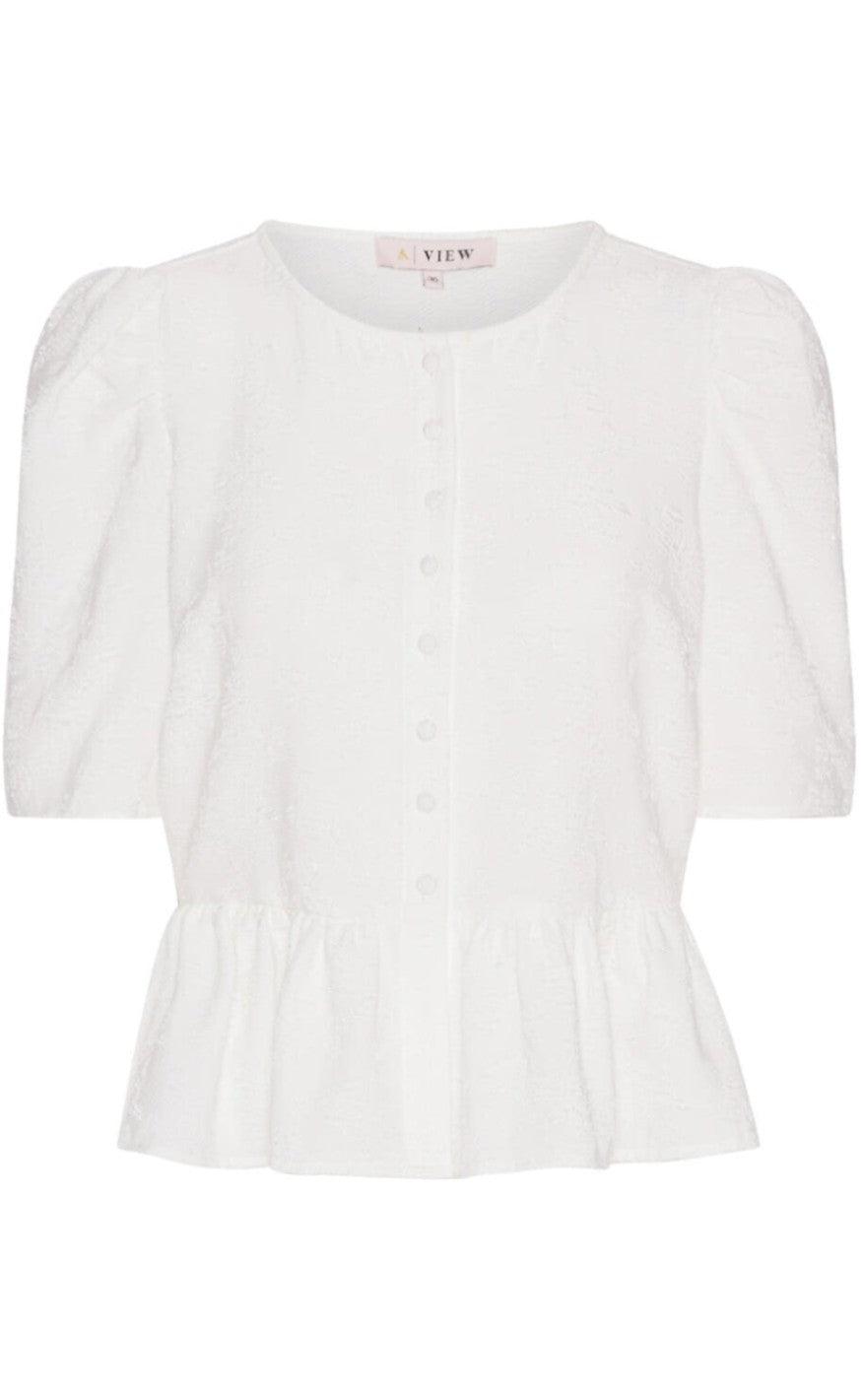 A-View Bluse - Tanja - White