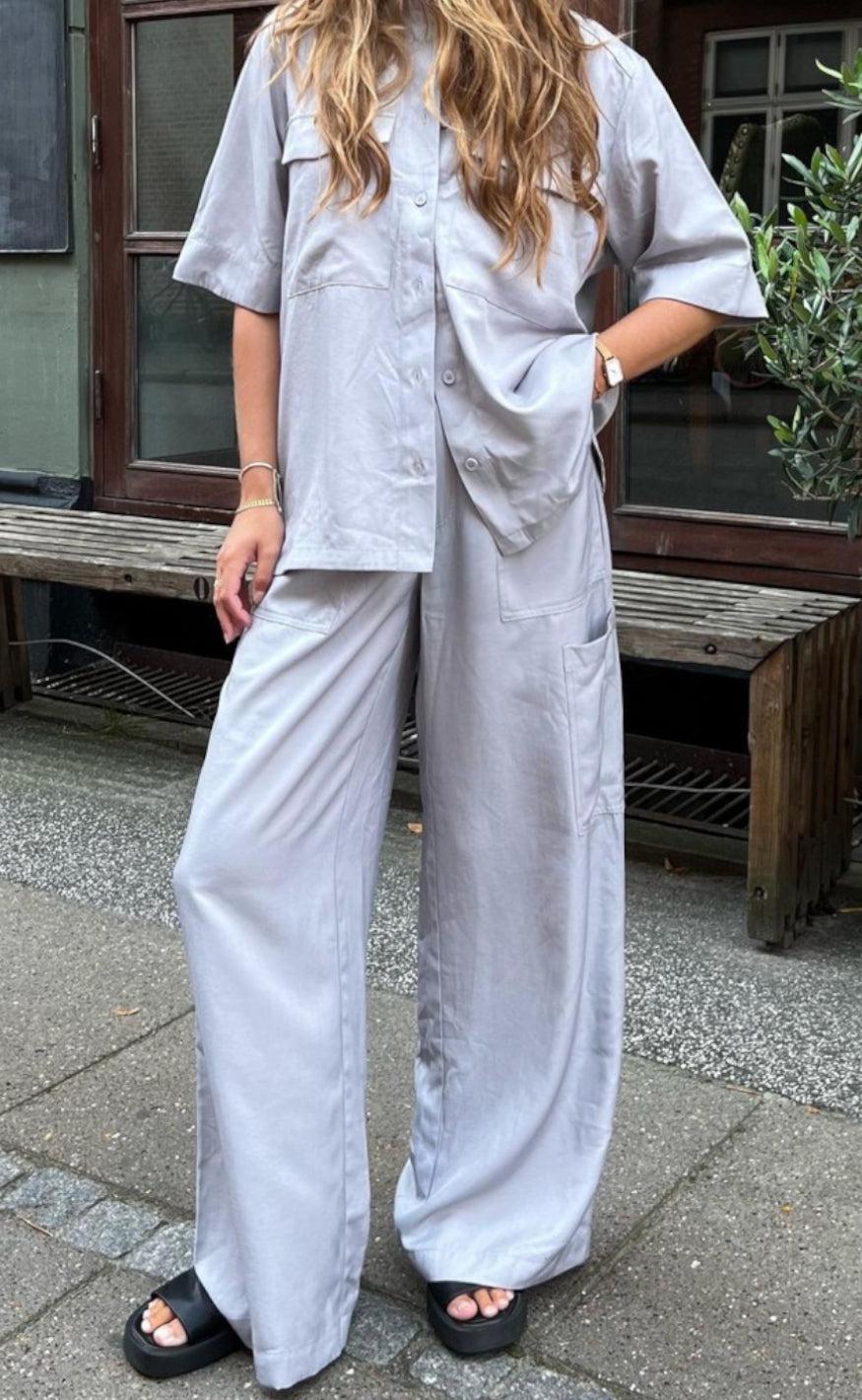 A-View Bukser - Leona - Light Grey