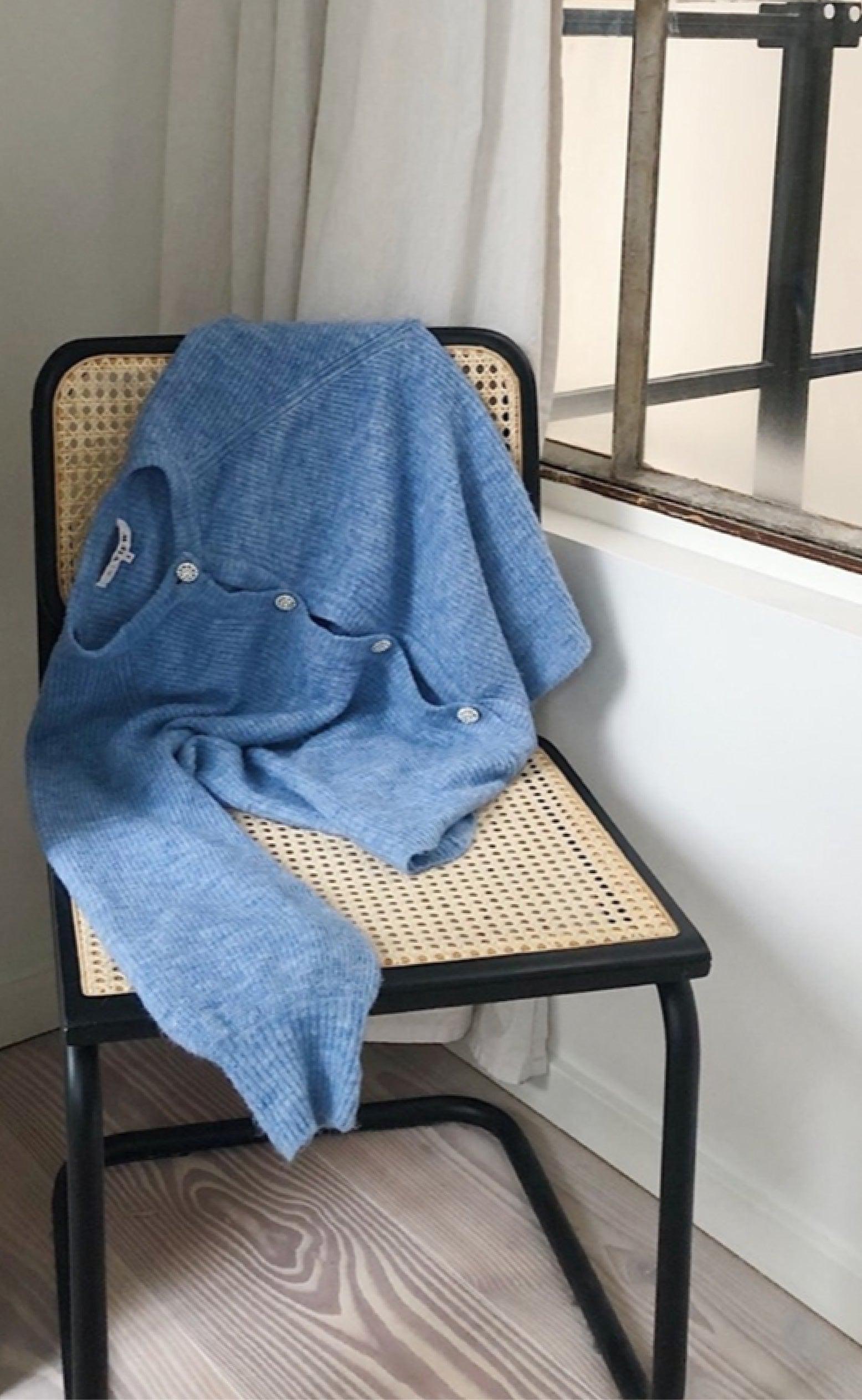 A-View Cardigan - Menorca - Light Blue