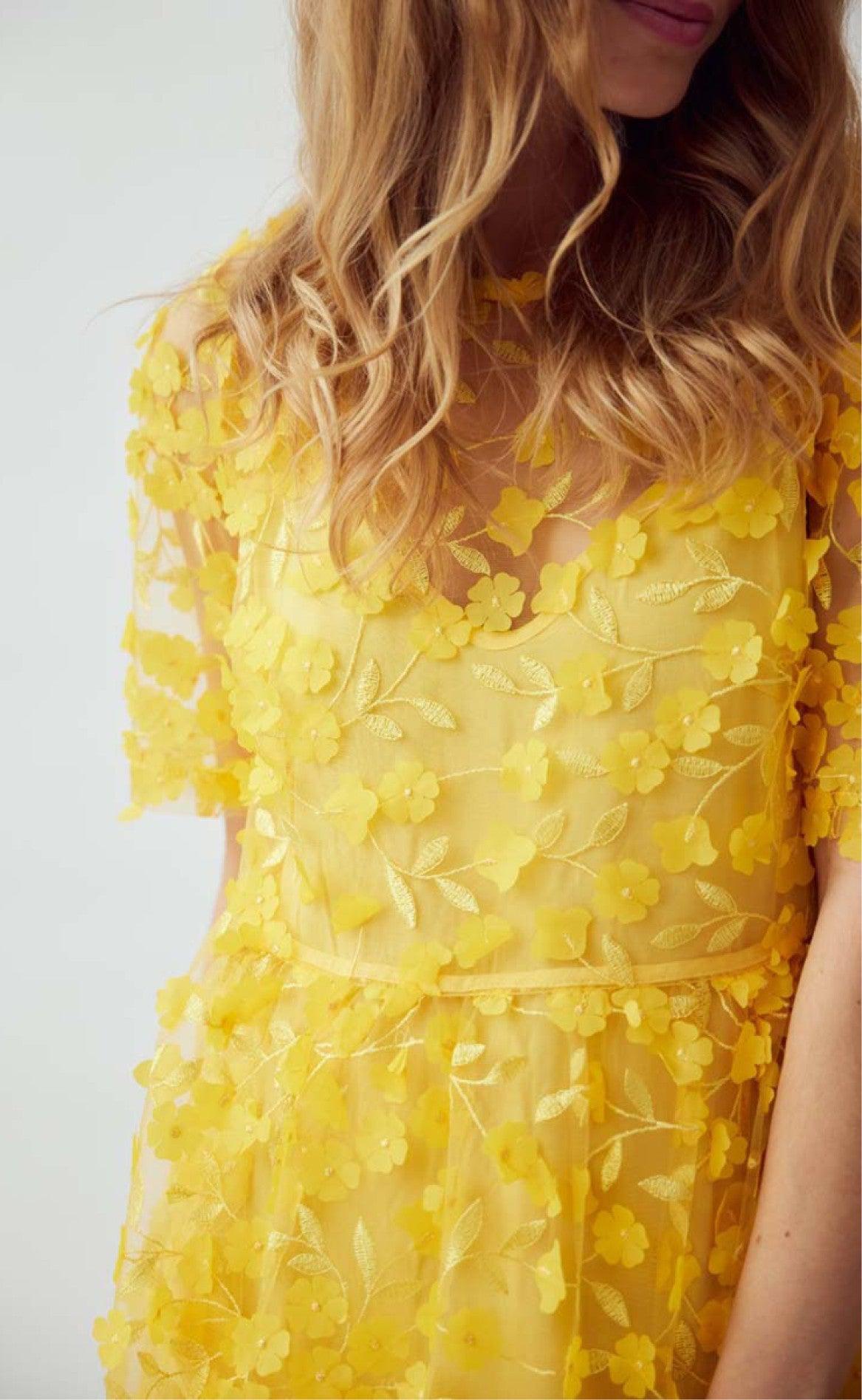A-View Dress - Sibani - Yellow