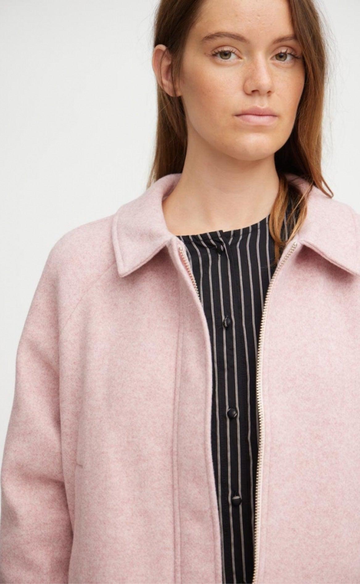 A-View Jakke - Vimma Trucker - Pink Powder