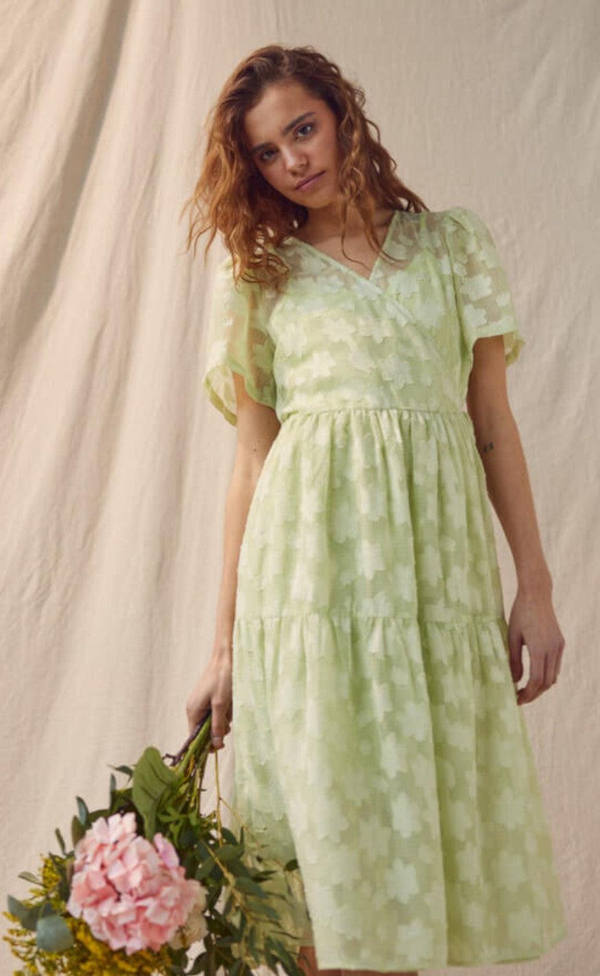 A-View Kjole - Caisa - Green