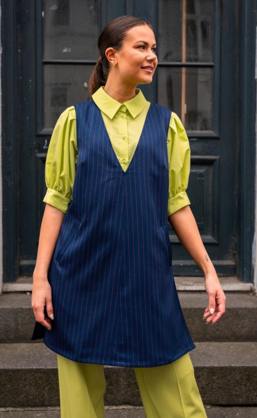 A-View Kjole - Denise - Navy