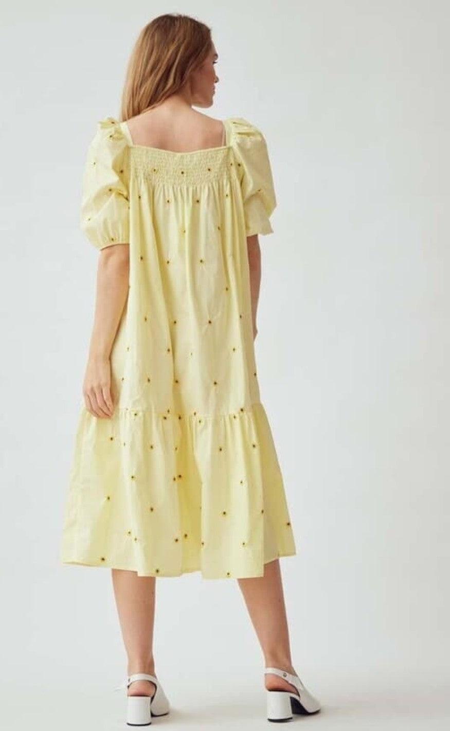 A-View Kjole - Ruth - Yellow