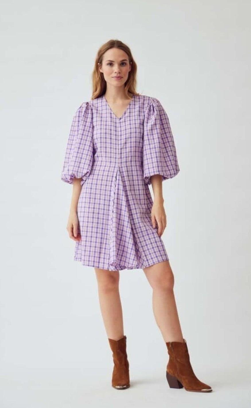 A-View Kjole - Siline - Purple