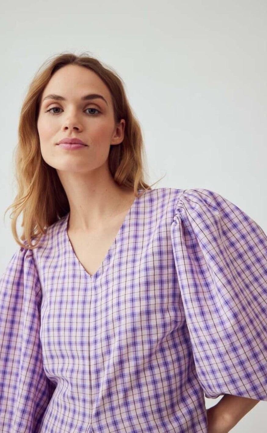 A-View Kjole - Siline - Purple