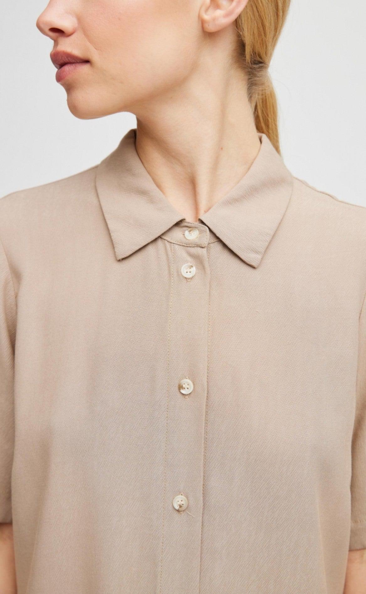 A-View Kjole - Sussy - Beige