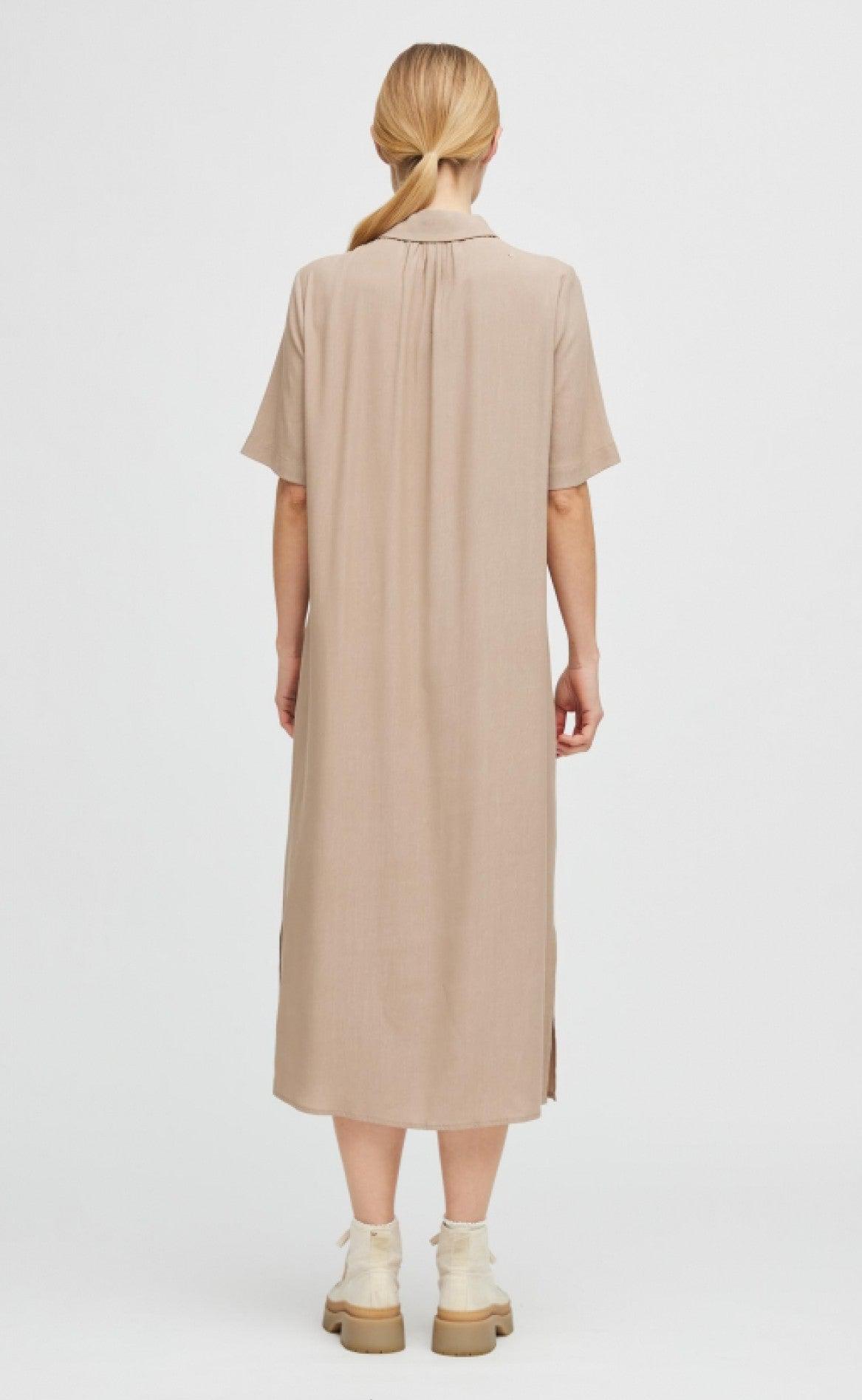 A-View Kjole - Sussy - Beige