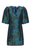 A-View Kjole - Talena - Black/Blue