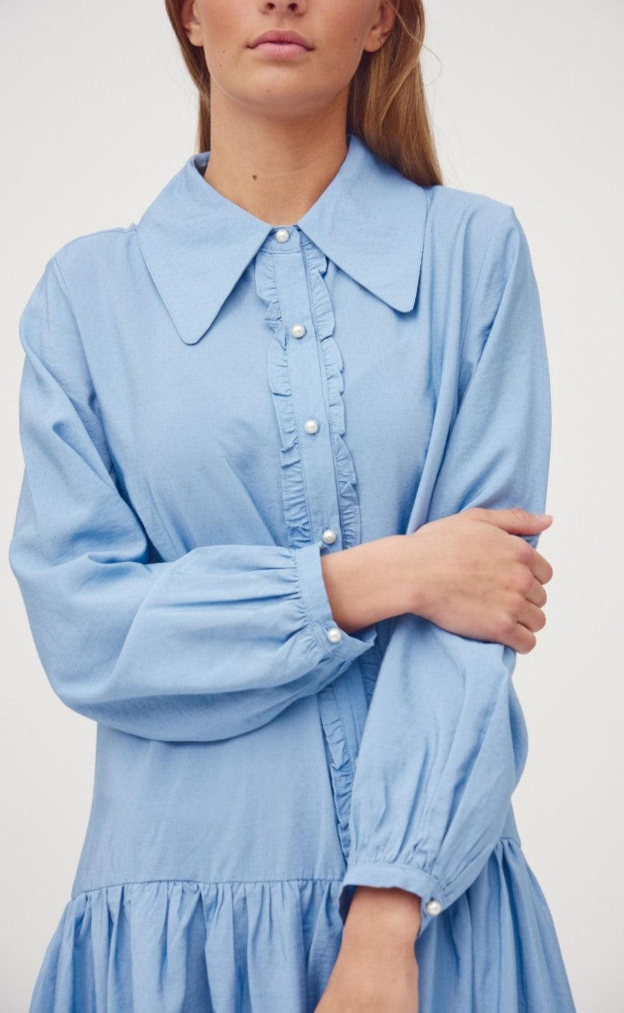 A-View Kjole - Tilana - Blue