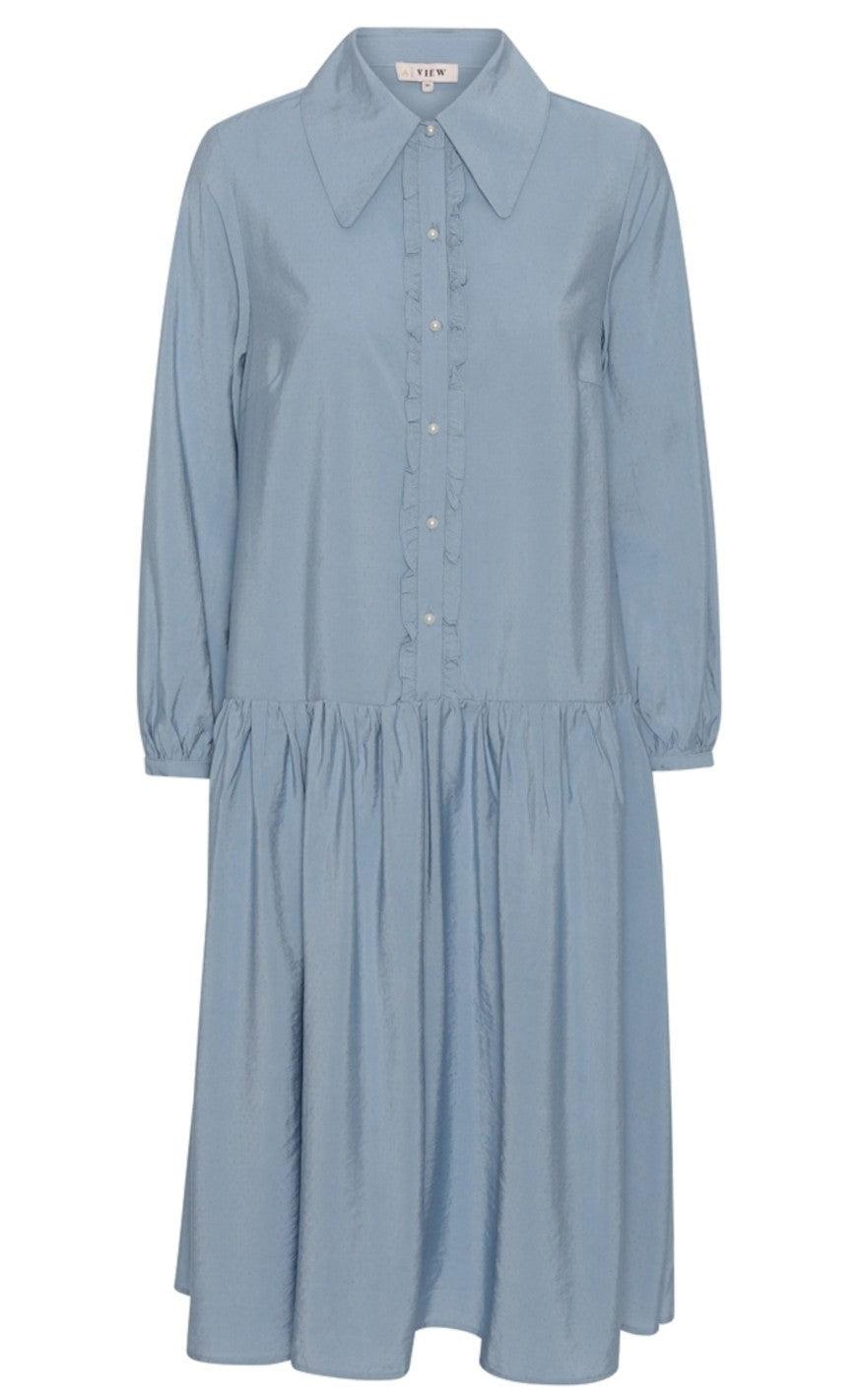 A-View Kjole - Tilana - Blue