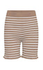 A-View Shorts - Sira - Camel/Off White