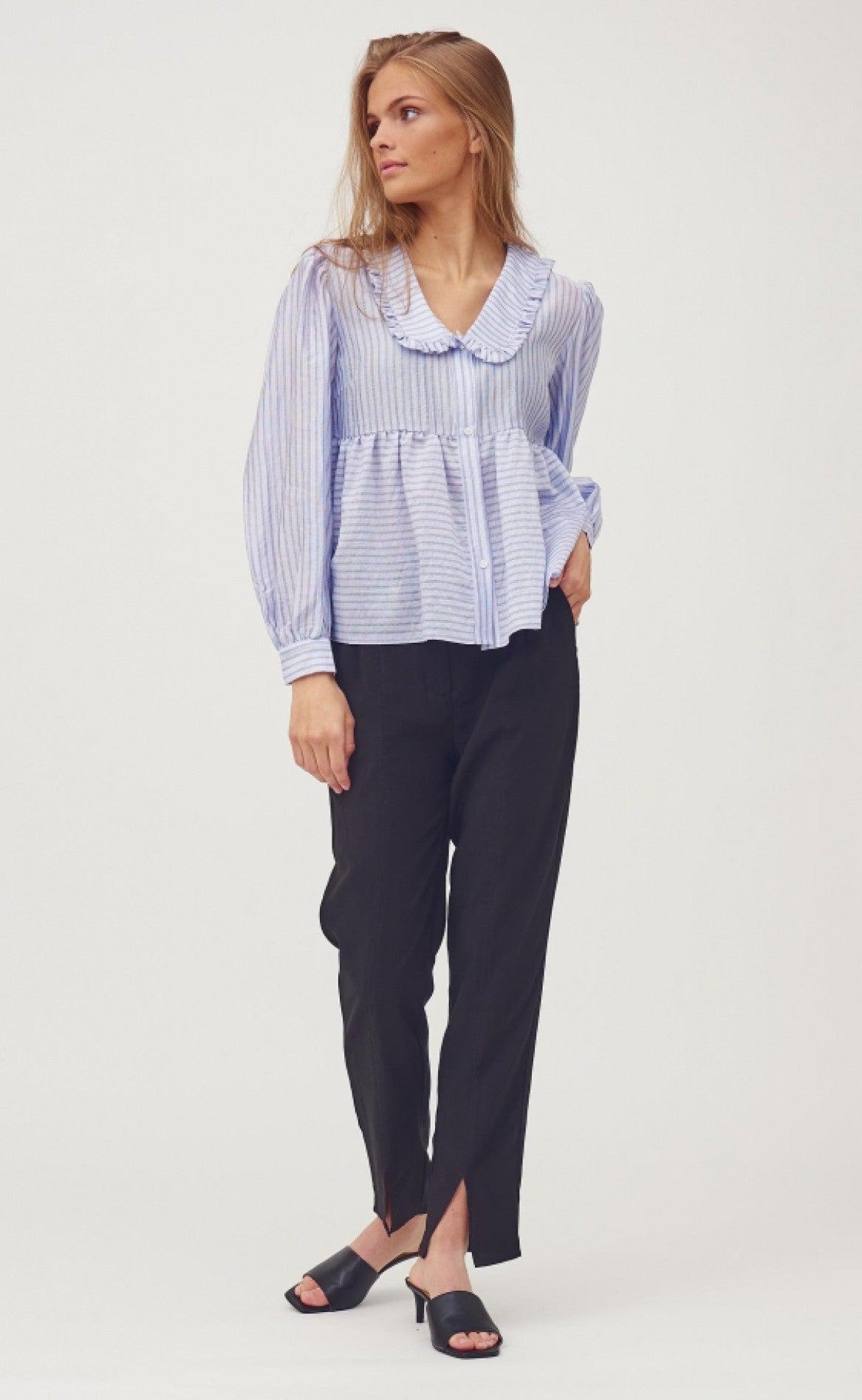 A-View Skjorte - Karoline - Light Blue