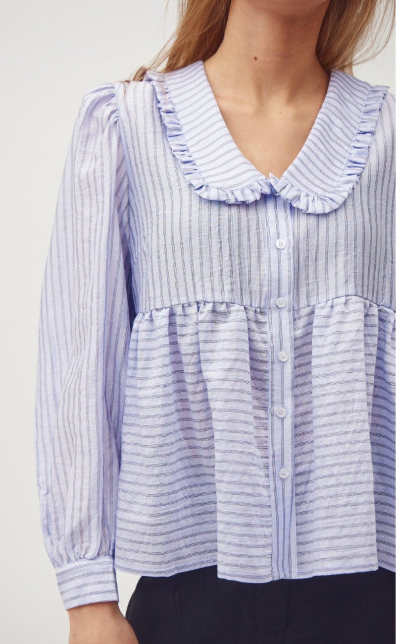 A-View Skjorte - Karoline - Light Blue