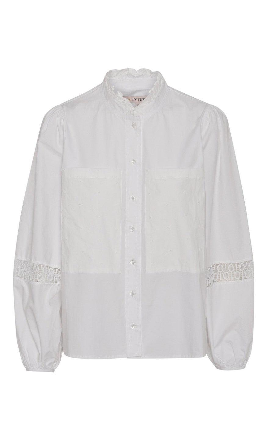 A-View Skjorte - Tiffany - White