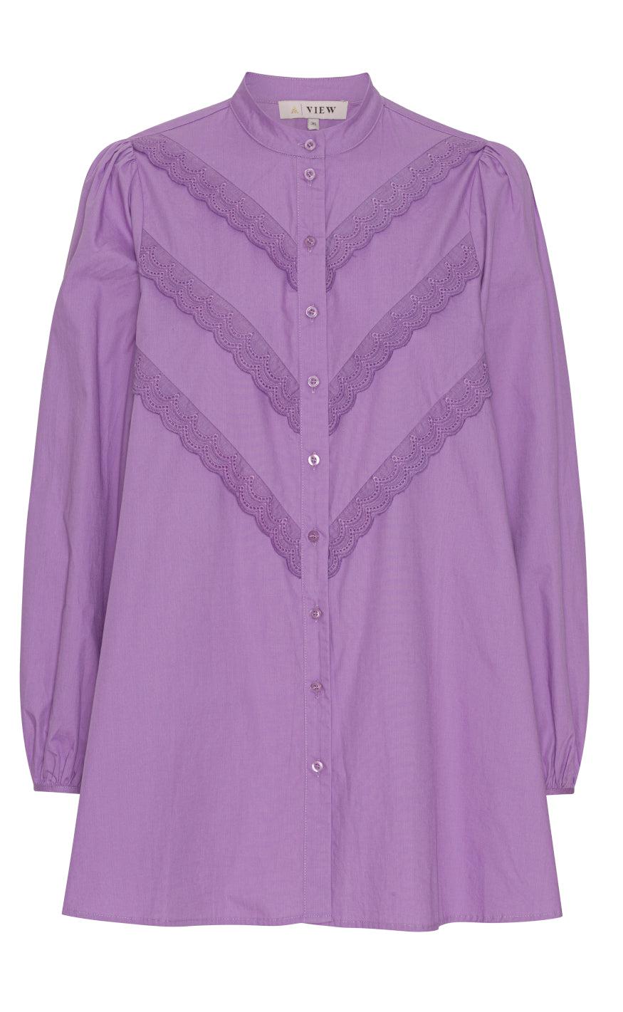 A-View Skjorte - Vibeke - Lilac