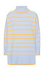 A-View Sweater - Bella - Light Blue With Orange