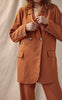 A-view Blazer - Annali - Brown Stripe