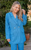 A-view Blazer - Annali  Pepita - Blue