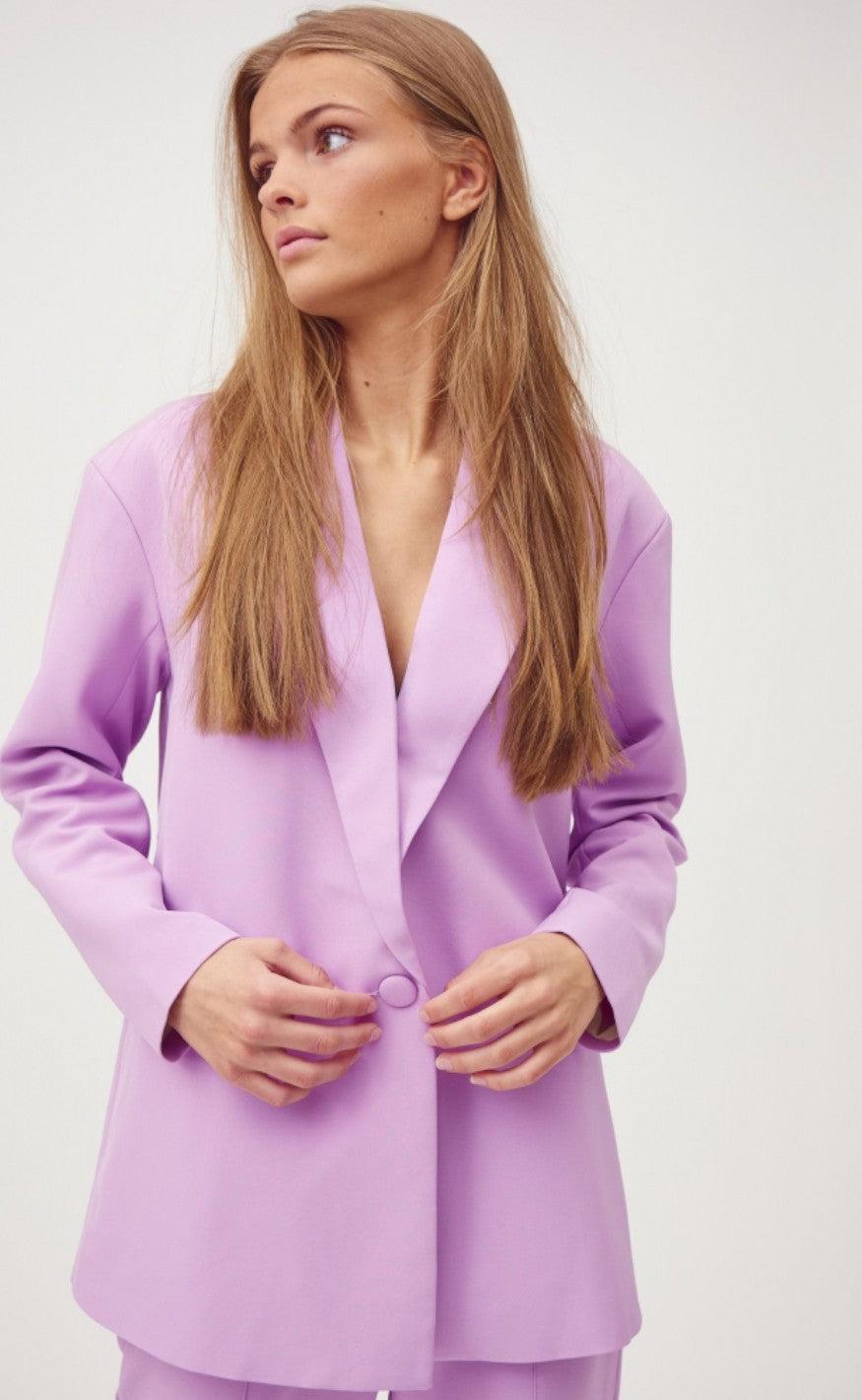 A-view Blazer - Swan - Purple